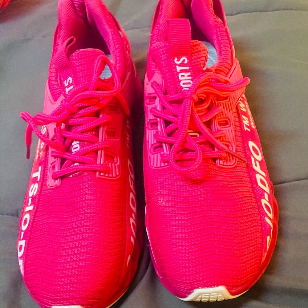 Hot Pink Women’s Sneakers - Picture 4 of 6